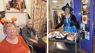 Celebrations are in full swing at Sherwood care home’s Halloween party